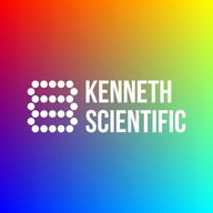 profile picture white logo on rainbow background good for showing support for the LGBTQ+ community