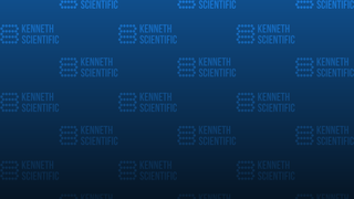 logo on a branded zoom virtual background with a subtle blue gradient